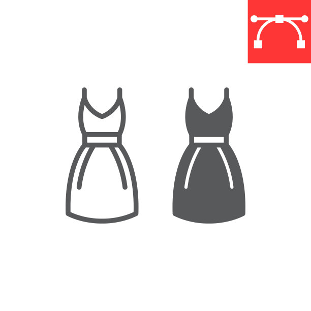 女装 logo插画